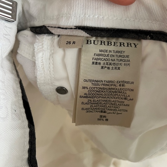 White Vintage  Burberry ankle jeans - Picture 6 of 6